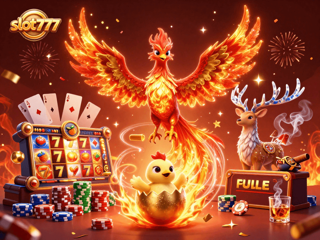 Experience thrilling slot777 gameplay with vibrant phoenix, jackpots, and festive energy.