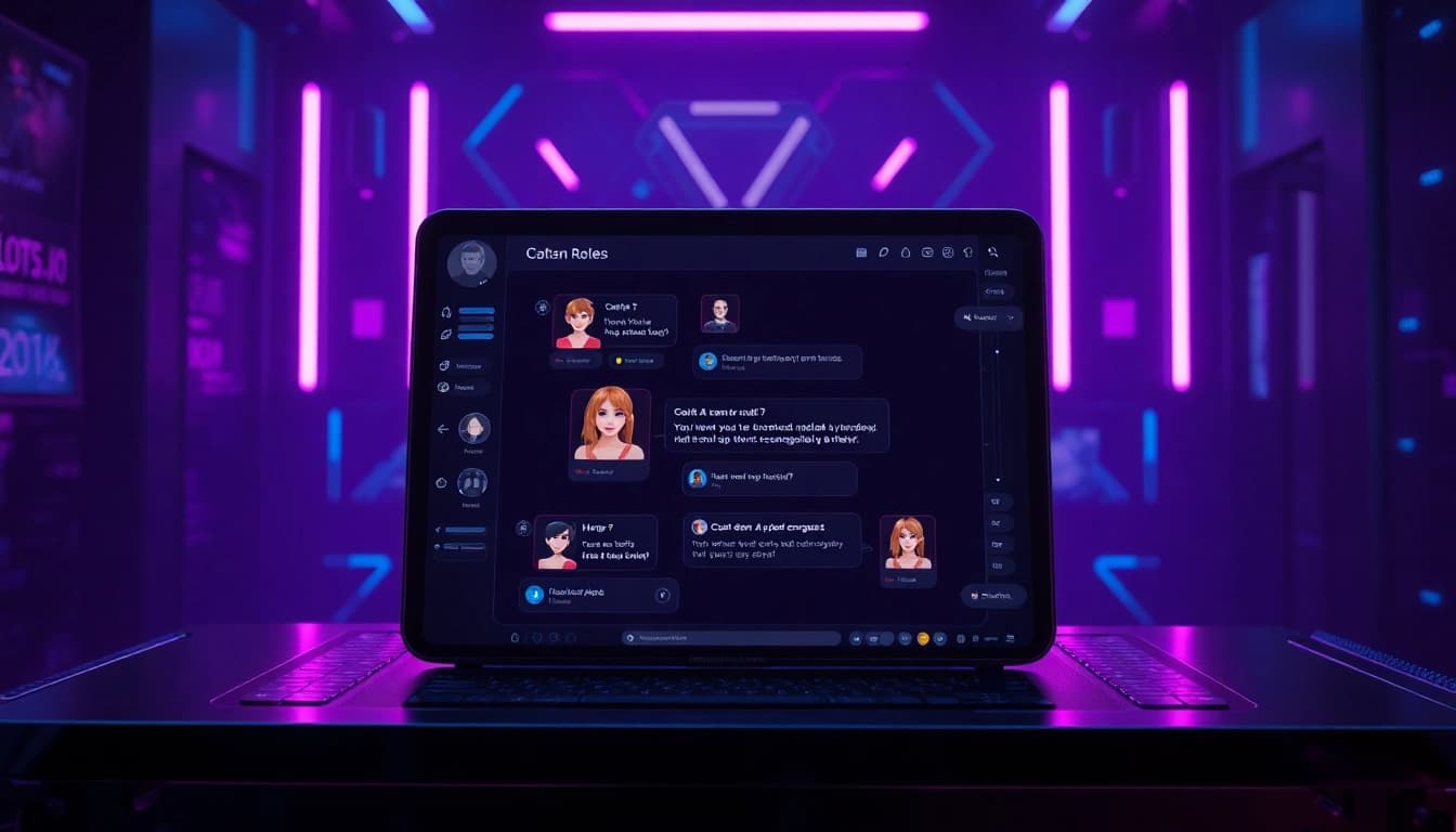 Experience the engaging world of nsfw character ai through a vibrant interactive chat interface with customizable avatars.