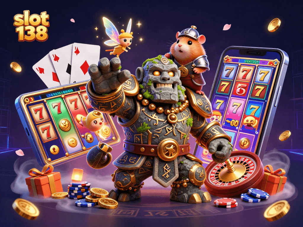 Win big with slot 138 in this vibrant slot gaming adventure featuring magical characters.