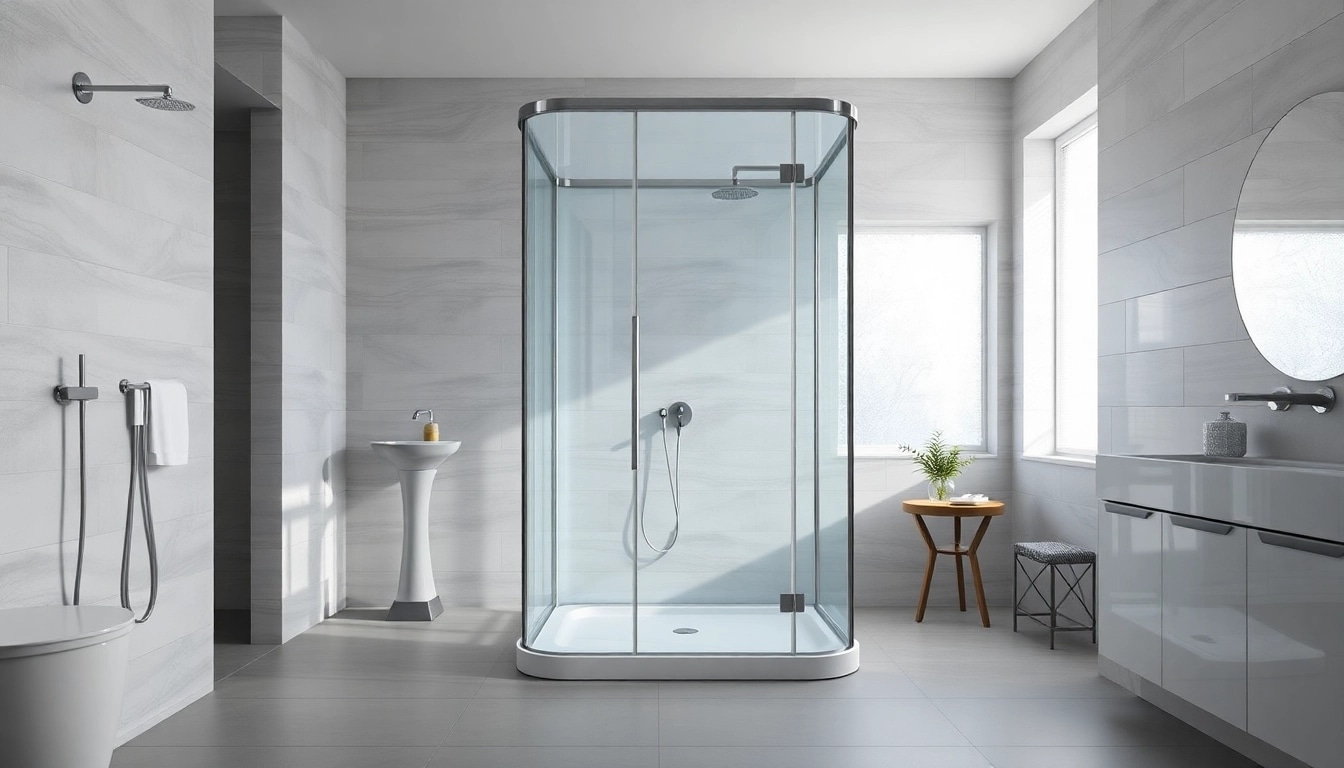 Erleben Sie die elegante sonni Duschkabine in einem modernen Badezimmer-Design.