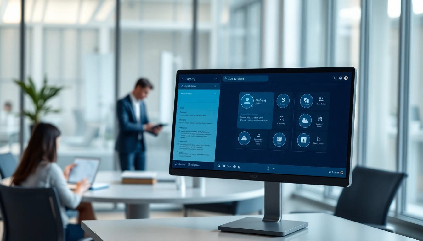 Optimized assistant for enterprise providing seamless support in a contemporary office.
