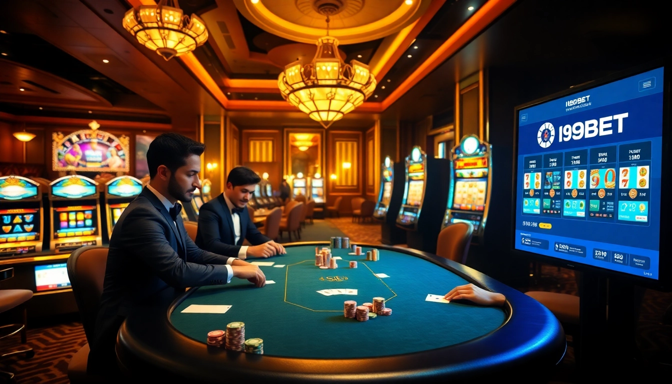 Engaging poker game at https://i9bett.cn.com/ showcasing vibrant casino ambiance.