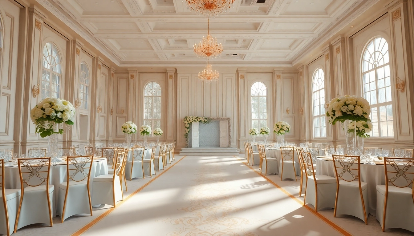 Beautifully arranged Wedding Event Space Jacksonville with elegant decor and natural light.