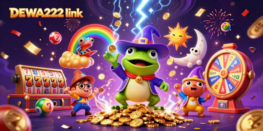 Play with chances on DEWA222 link where golden coins and jackpots rain from the sky like magic.