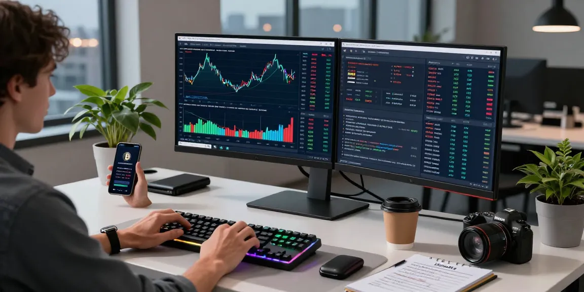 Expert analysis at a trusted cloud mining company workspace with crypto charts and trading tools.