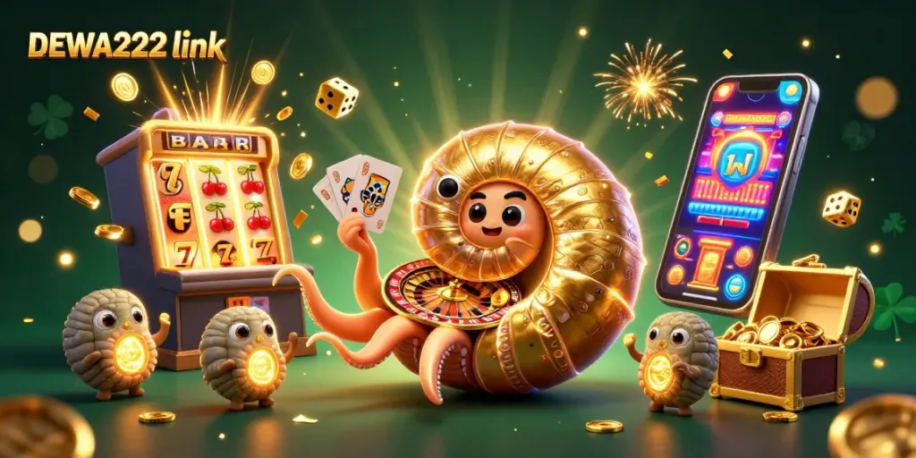 Spin the reels at DEWA222 link with a 3D nautilus roulette wheel, vibrant jackpots, and thrilling casino action.