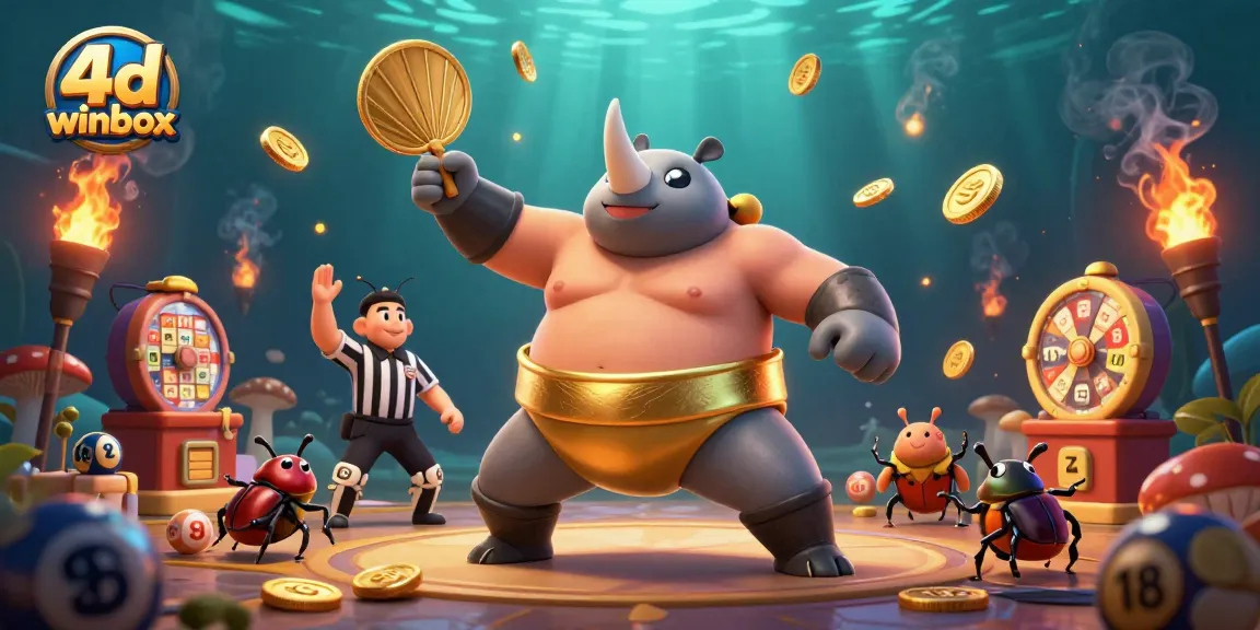 Engage with 4d winbox lottery action featuring unique beetle characters and dynamic game elements.