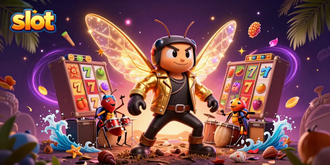 Slot yang mengagumkan menampilkan cicada rock star dengan detail menakjubkan dan elemen jackpot yang meriah.