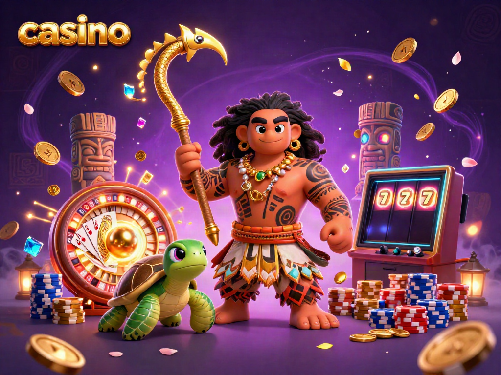 Experience thrilling wins at the casino with mystical characters, vibrant gaming elements, and exciting action.