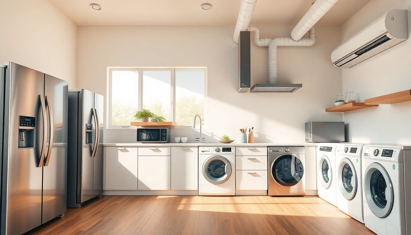 Highlighting home systems and appliance protection in a well-designed kitchen with modern appliances.