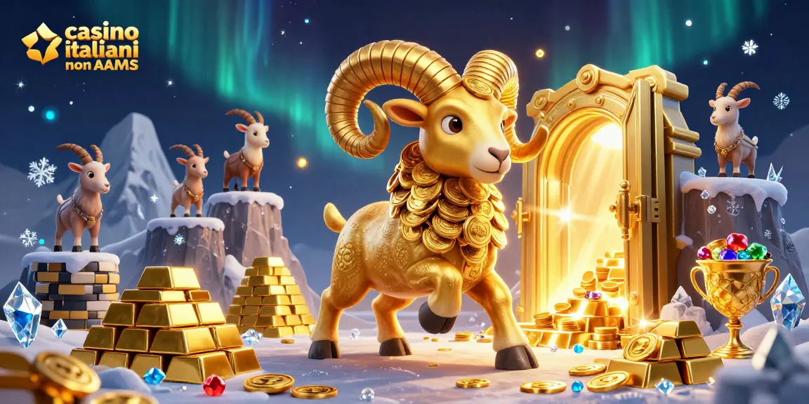 Gioca ai migliori casino italiani non AAMS con un'illustrazione vivace e ricca di dettagli 3D.