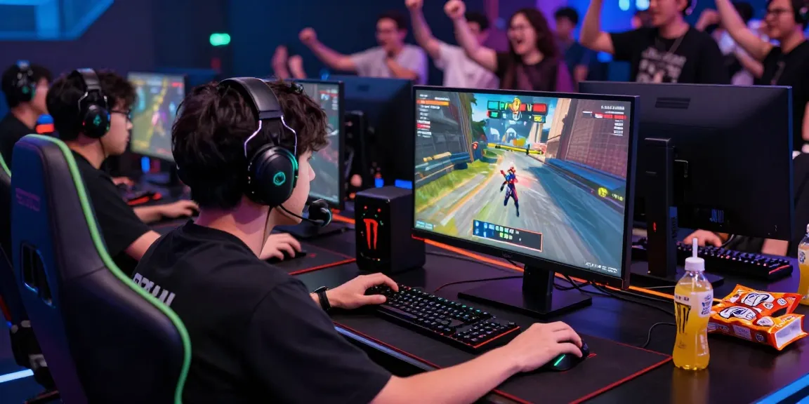 Apex Legends Wallhack showcased in dynamic esports arena with player focused on gameplay.