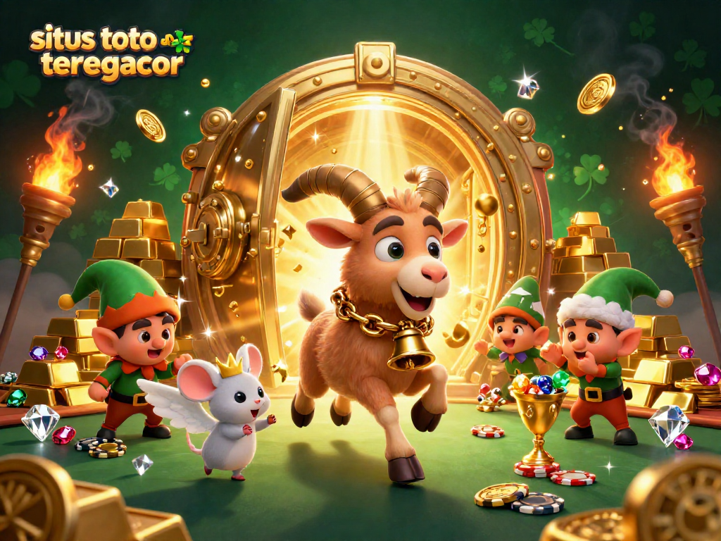 Experience win moments with situs toto slot tergacor in this vibrant casino scene featuring enticing characters and elements.