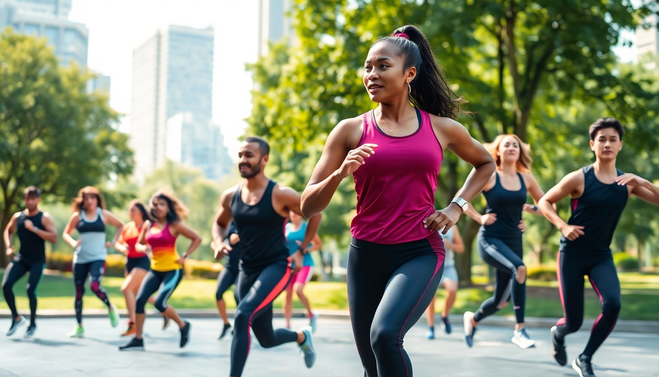 Erleben Sie die dynamische Energie in der Mode von phantom athletics, präsentiert von aktiven Athleten im Park.