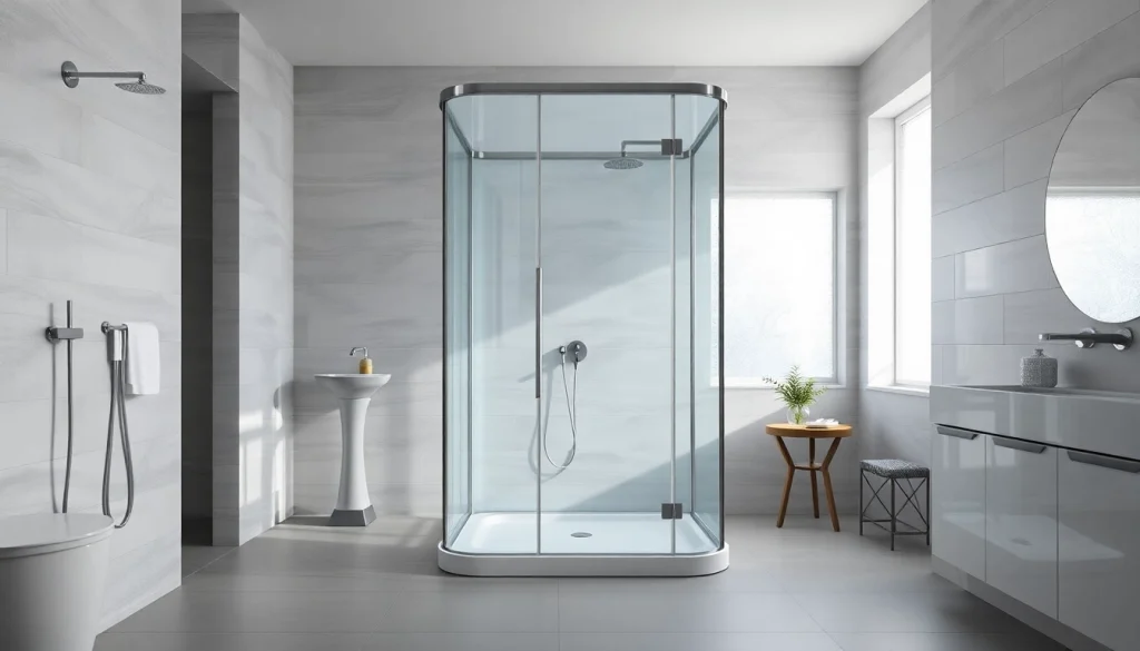 Erleben Sie die elegante sonni Duschkabine in einem modernen Badezimmer-Design.