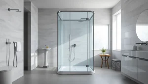 Erleben Sie die elegante sonni Duschkabine in einem modernen Badezimmer-Design.