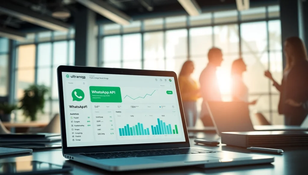 ultramsg dashboard illustrating WhatsApp API messaging integration for businesses