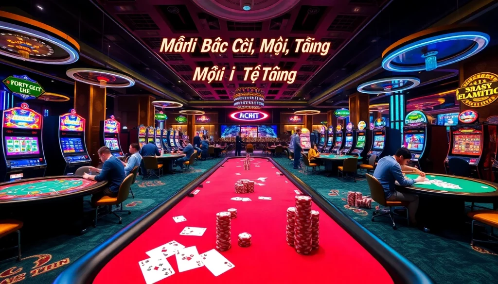 KJC AC 3 immersive casino experience with thrilling tables, dice, and slot machines.