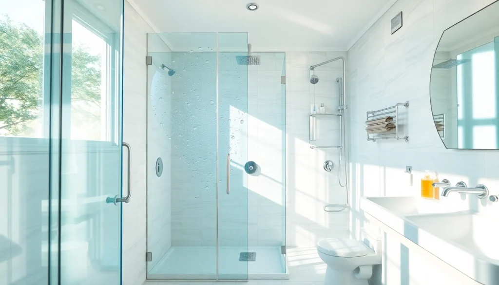 Aménager une salle de bain moderne avec sunny showers france et élégants détails.