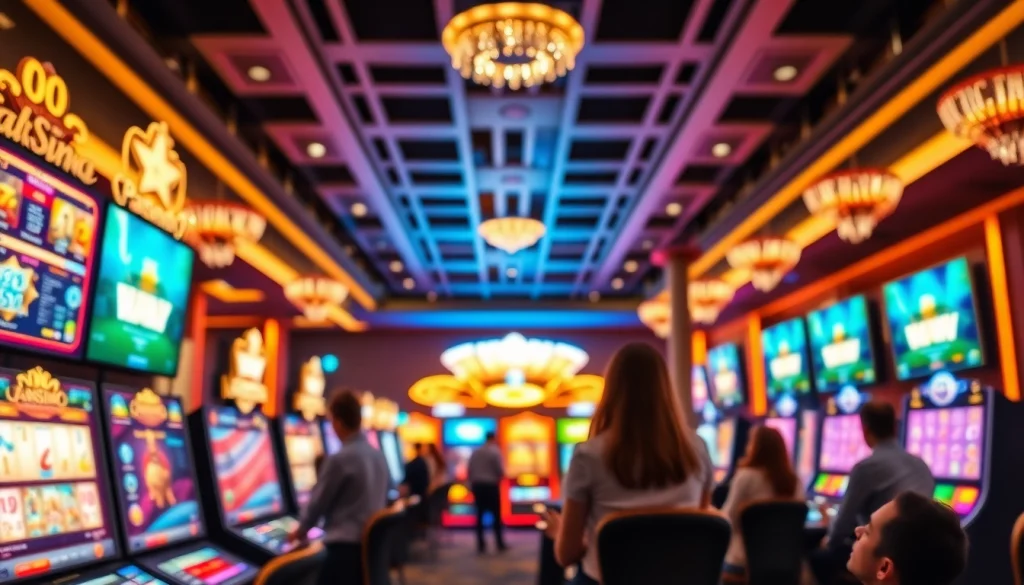 Menampilkan pengalaman casino online terbesar dengan pemain yang bersemangat dan antusias.