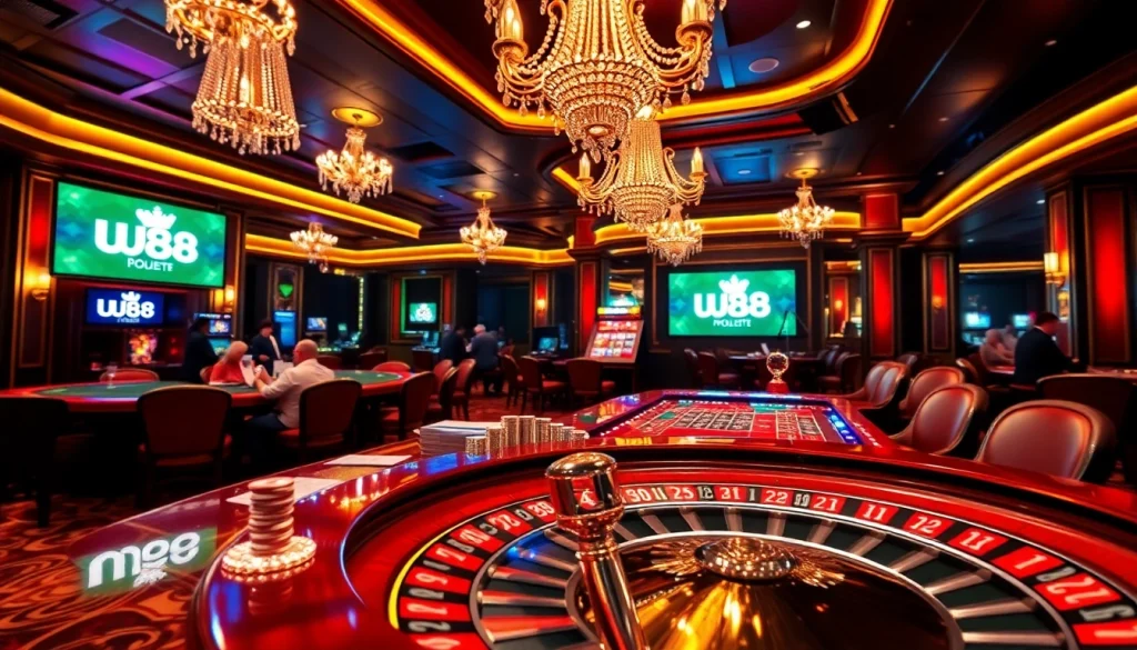 Experience the thrill of UU88 at a premium casino with poker games and roulette.