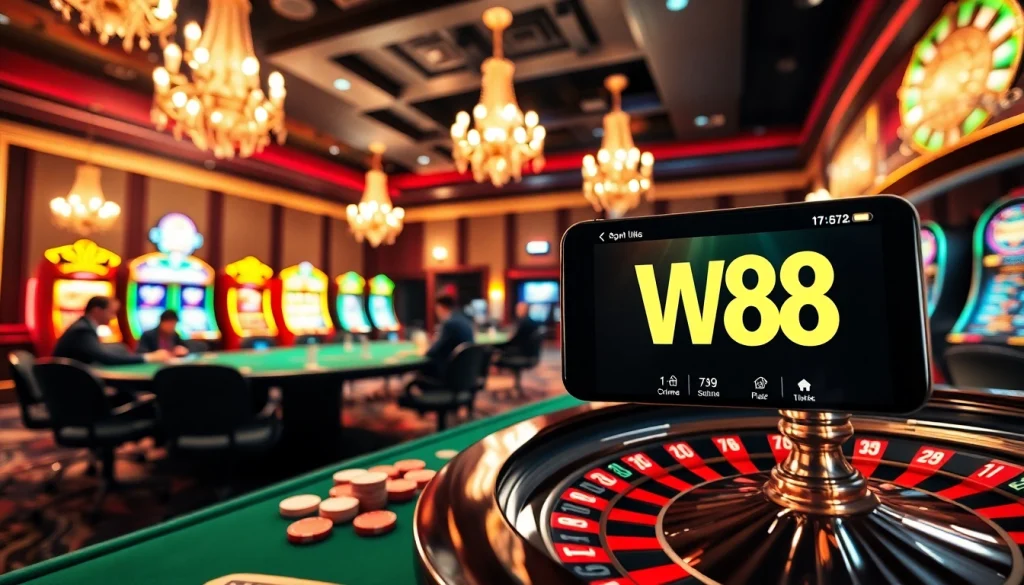 Experience the thrill of gambling with link to w88 at a luxurious online casino.