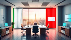 Simbolo di un ufficio governativo italiano professionale che rappresenta Il sito ufficiale con design contemporaneo ed elementi nazionali.