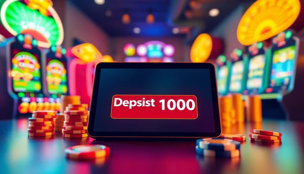 Mendaftar di situs deposit 1000 yang menawarkan pengalaman bermain slot terbaik.
