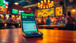 Engaging interface of sports betting apps South Carolina displayed on a smartphone.