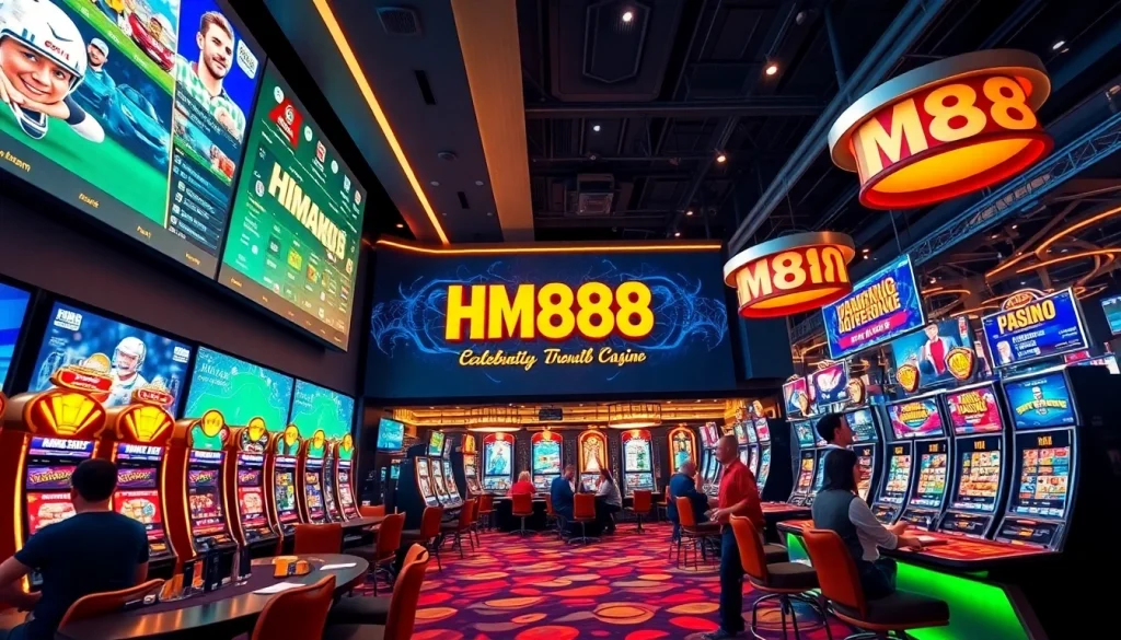 Exciting gambling environment at http://hm88.blue/ featuring modern betting and casino setups.