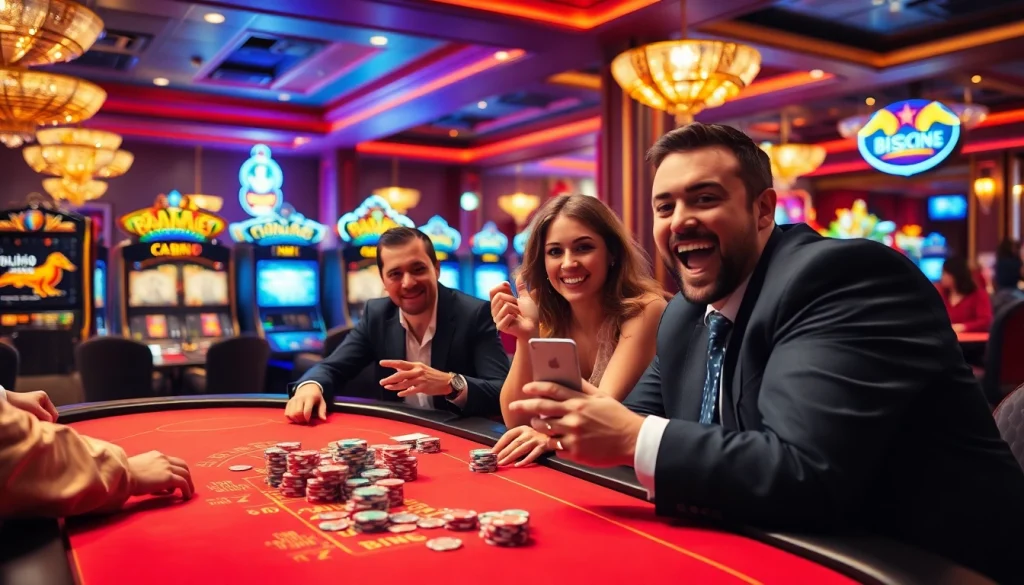 Pinco Casino xususi teklifer ilə mükafat qazanan oyunçuları əks etdirən aktiv kazino səhnəsi.