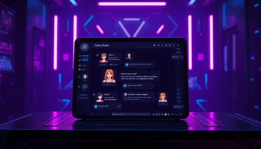 Experience the engaging world of nsfw character ai through a vibrant interactive chat interface with customizable avatars.