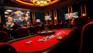 Experience the thrilling poker action at onicplay, surrounded by luxury and excitement.