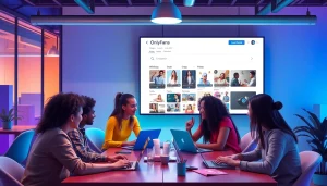 Engaging workspace showcasing image search for OnlyFans creators.