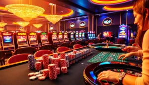 Players enjoy thrilling moments at QQ88 casino, with vibrant games and rich atmosphere.