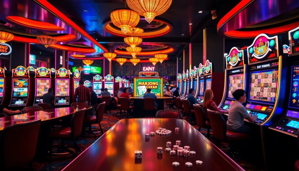 Experience the excitement of slot demo mahjong while engaging with themed casino games.