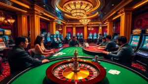Découvrez l'excitation du meilleur casino en ligne avec des tables vibrantes, des joueurs engageants et des jeux palpitants.